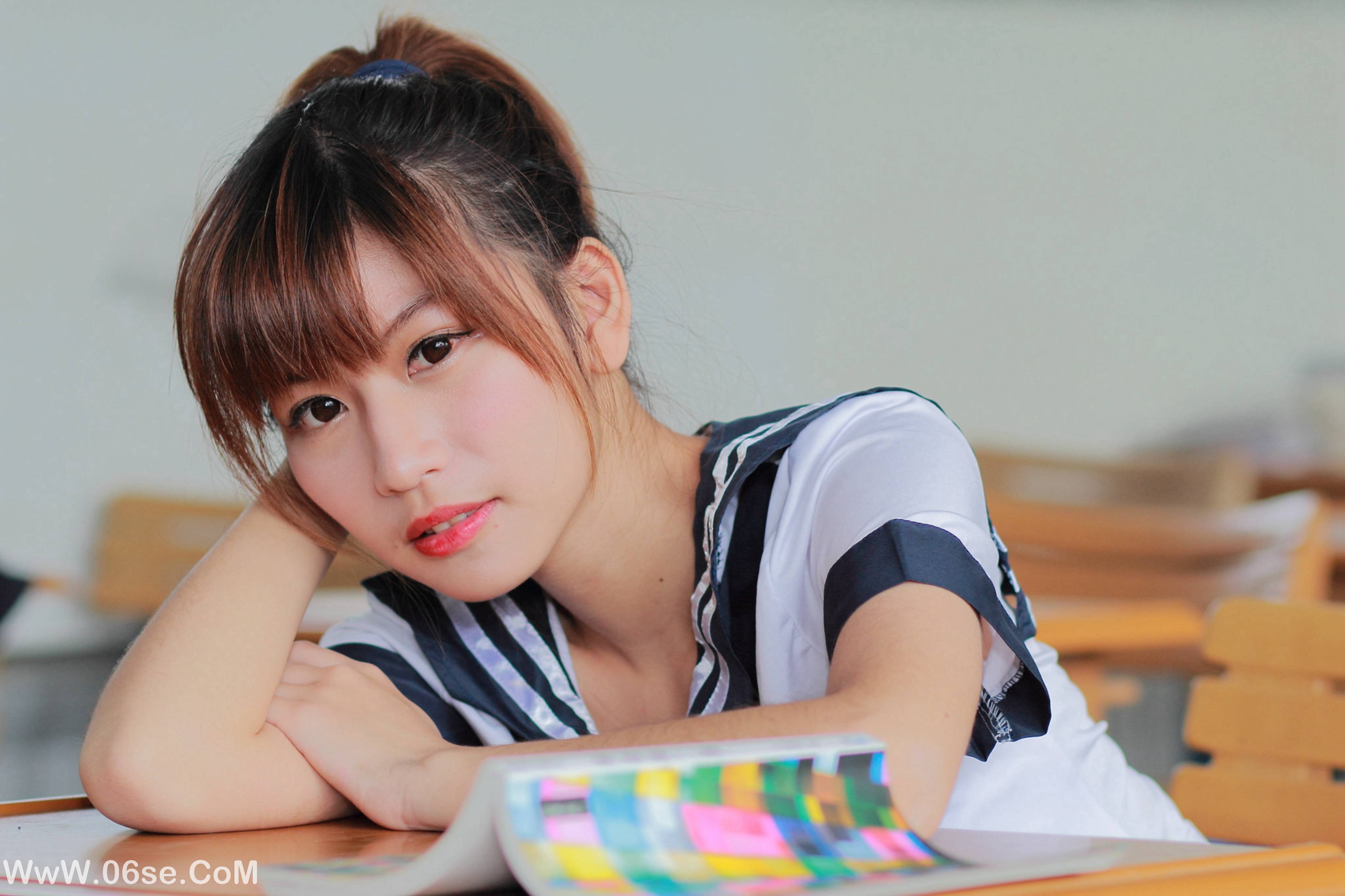 图片[17]-制服の女生 NO.001 林温蒂[51P237M]-六色网