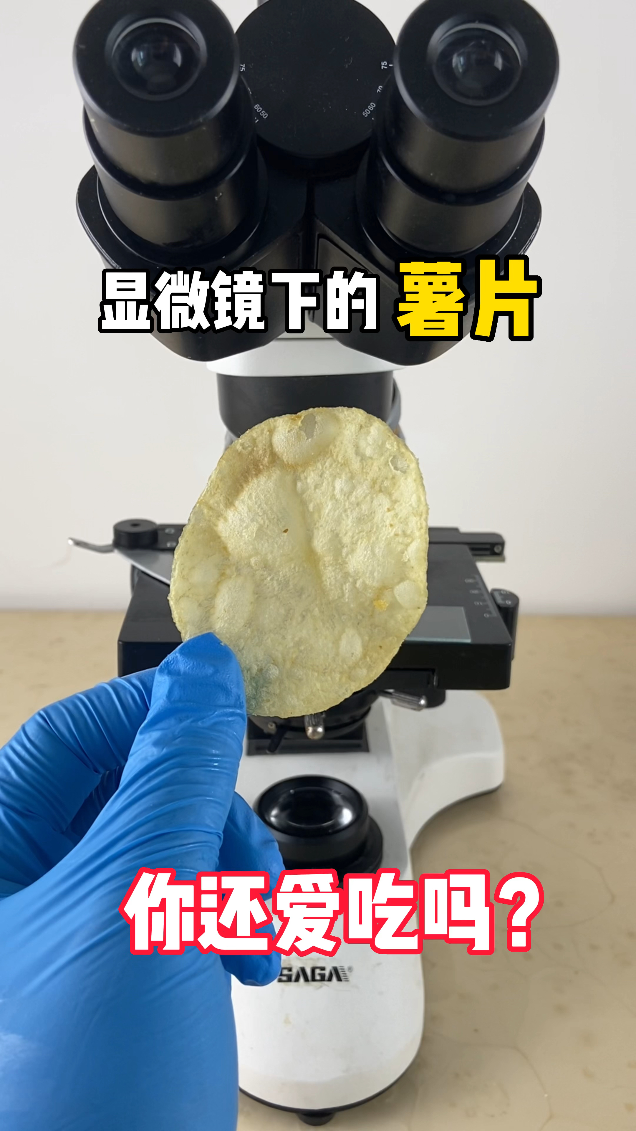 显微镜下的薯片看看是什么样的