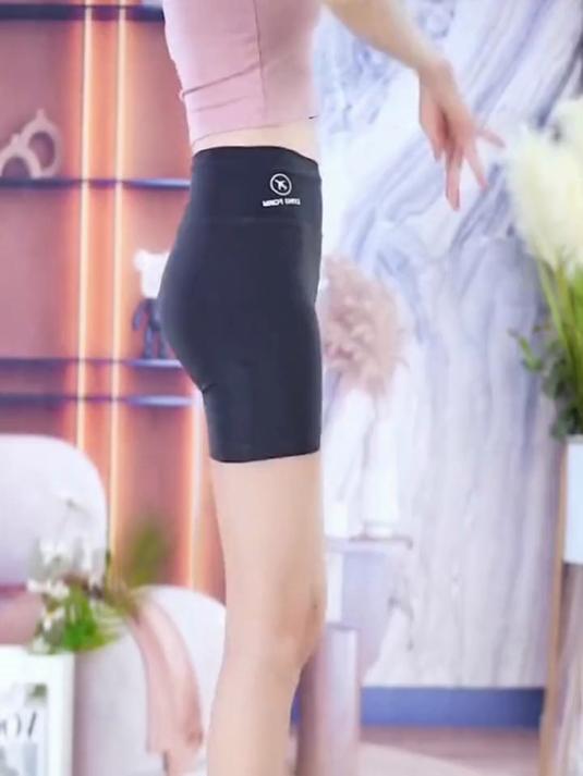 弹力逆天!三分鲨鱼裤防走光又百搭,夏日短袖搭它绝了