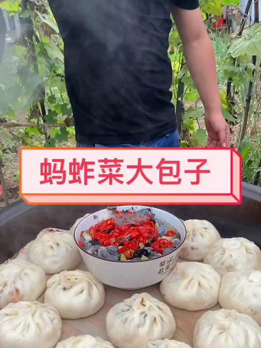 蚂蚱菜大包子