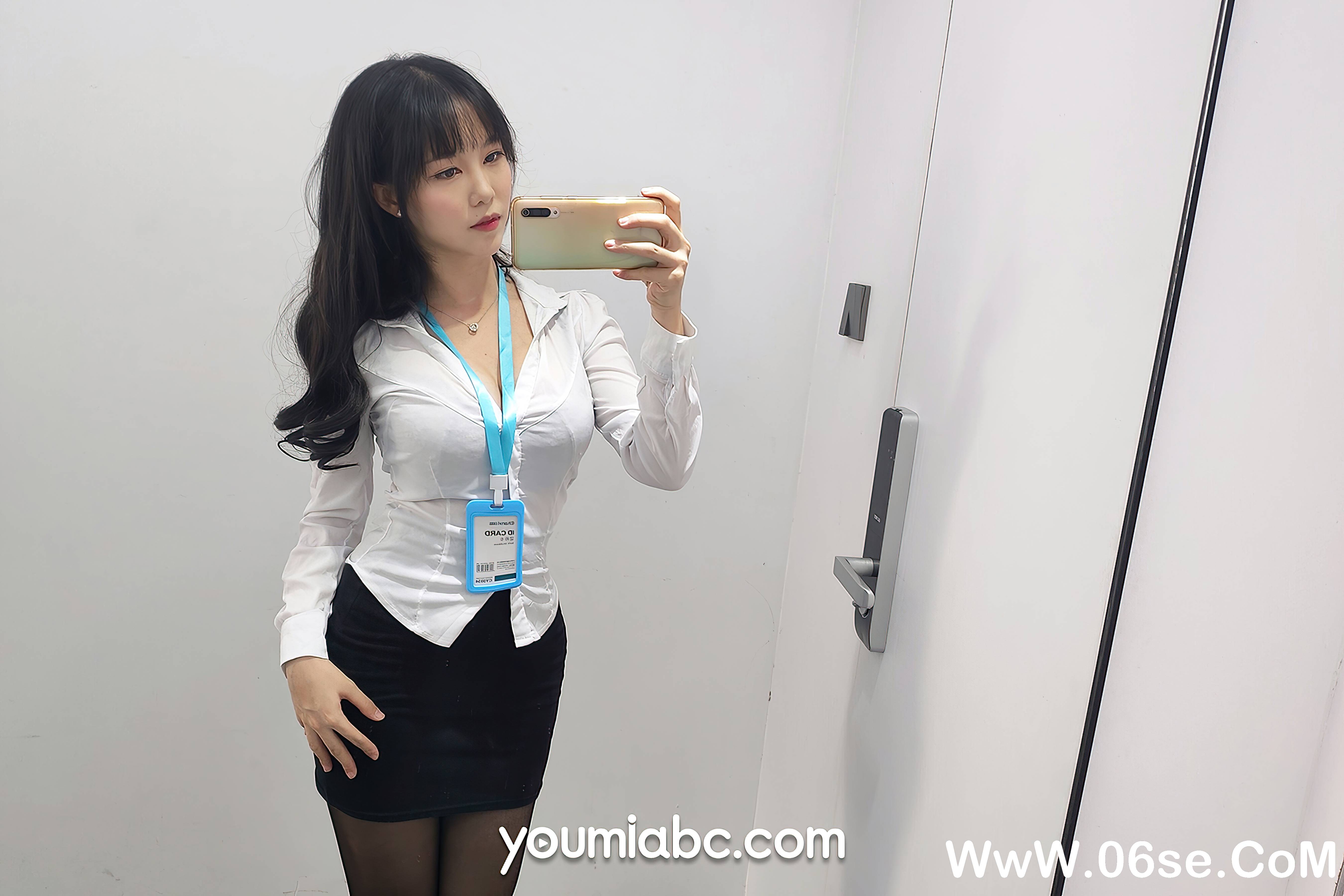 图片[6]-[YouMi尤蜜] 2020.12.13 OL午间自拍 抖娘利世[30+1P561M]-六色网