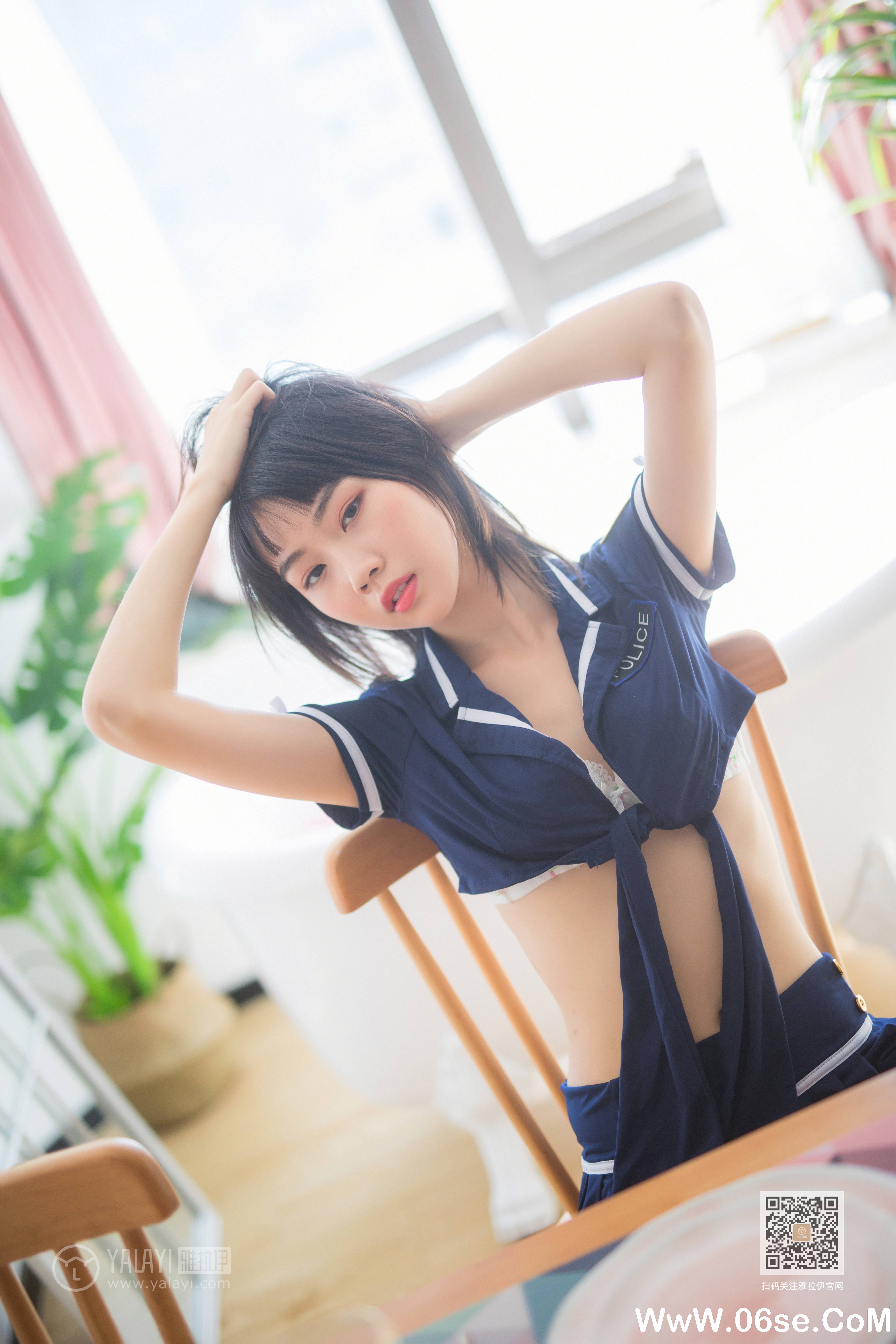 图片[20]-[YALAYI雅拉伊] 2020.02.14 NO.544 粉粉《雷霆警花》[44P+1P634M]-六色网