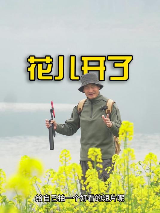 油菜花怎么拍出电影感