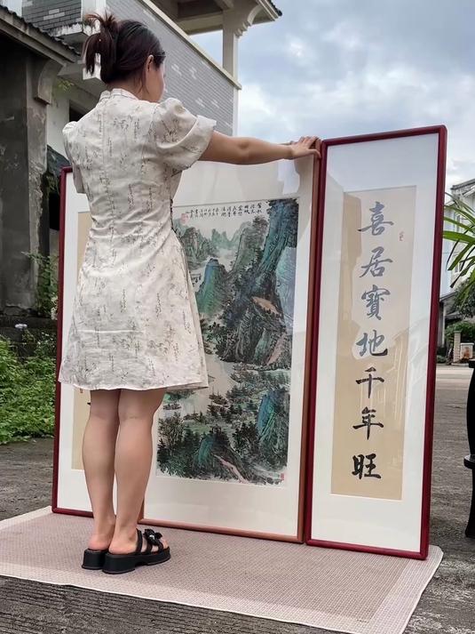 中式客厅中堂挂画推荐