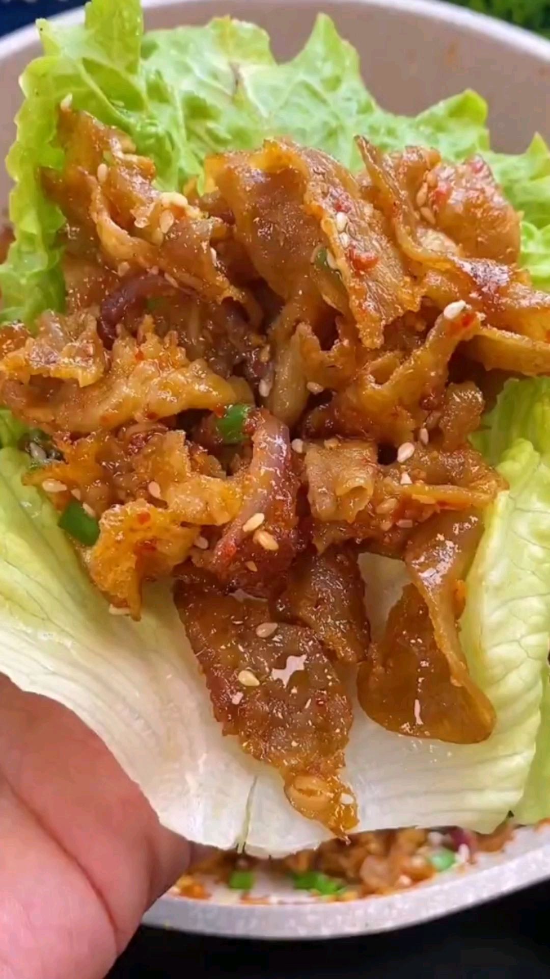 火锅吃剩下的牛肉片,换个样式做也好吃