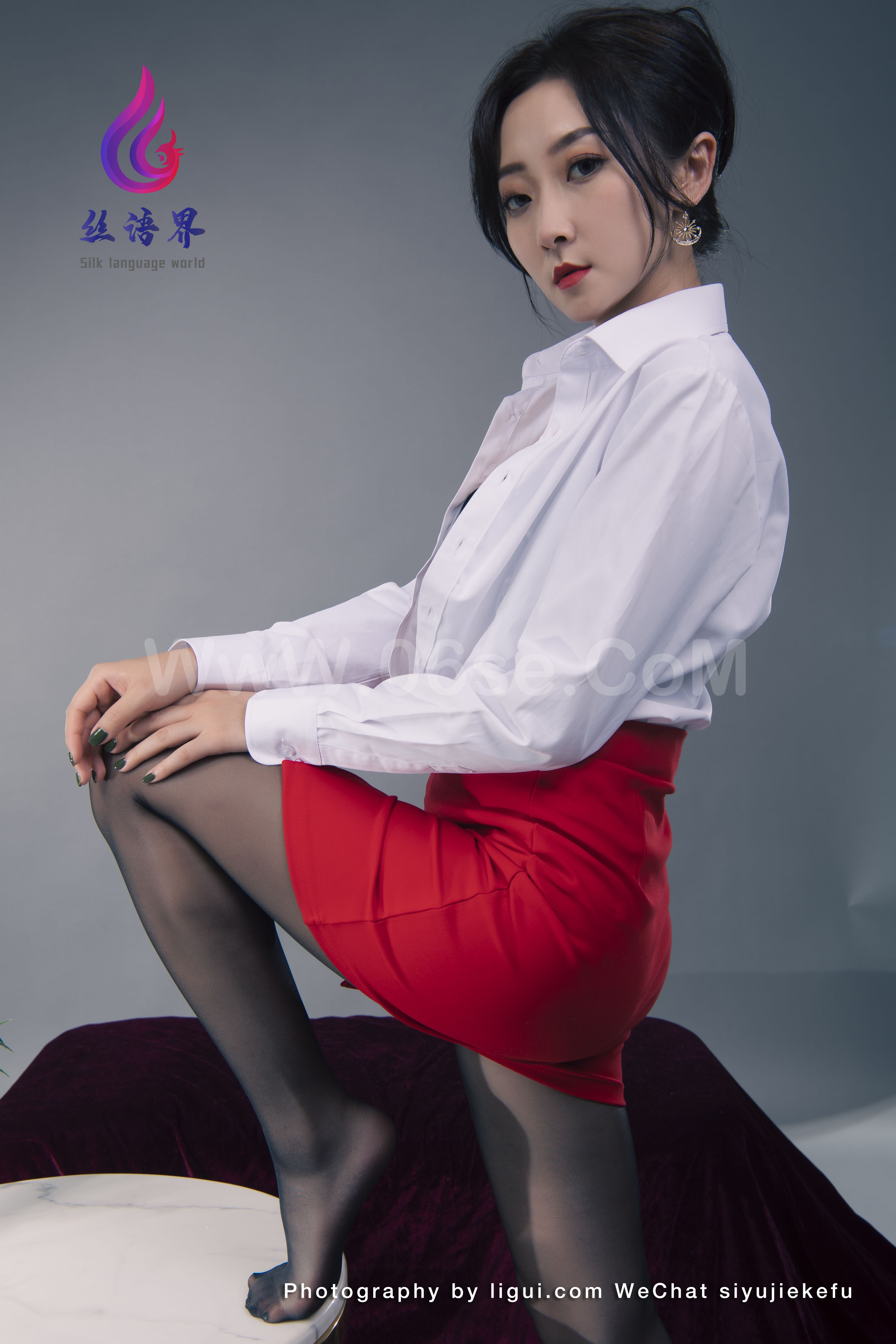 图片[39]-[Ligui丽柜] 2022.04.27 网络丽人 Model 愉心-六色网