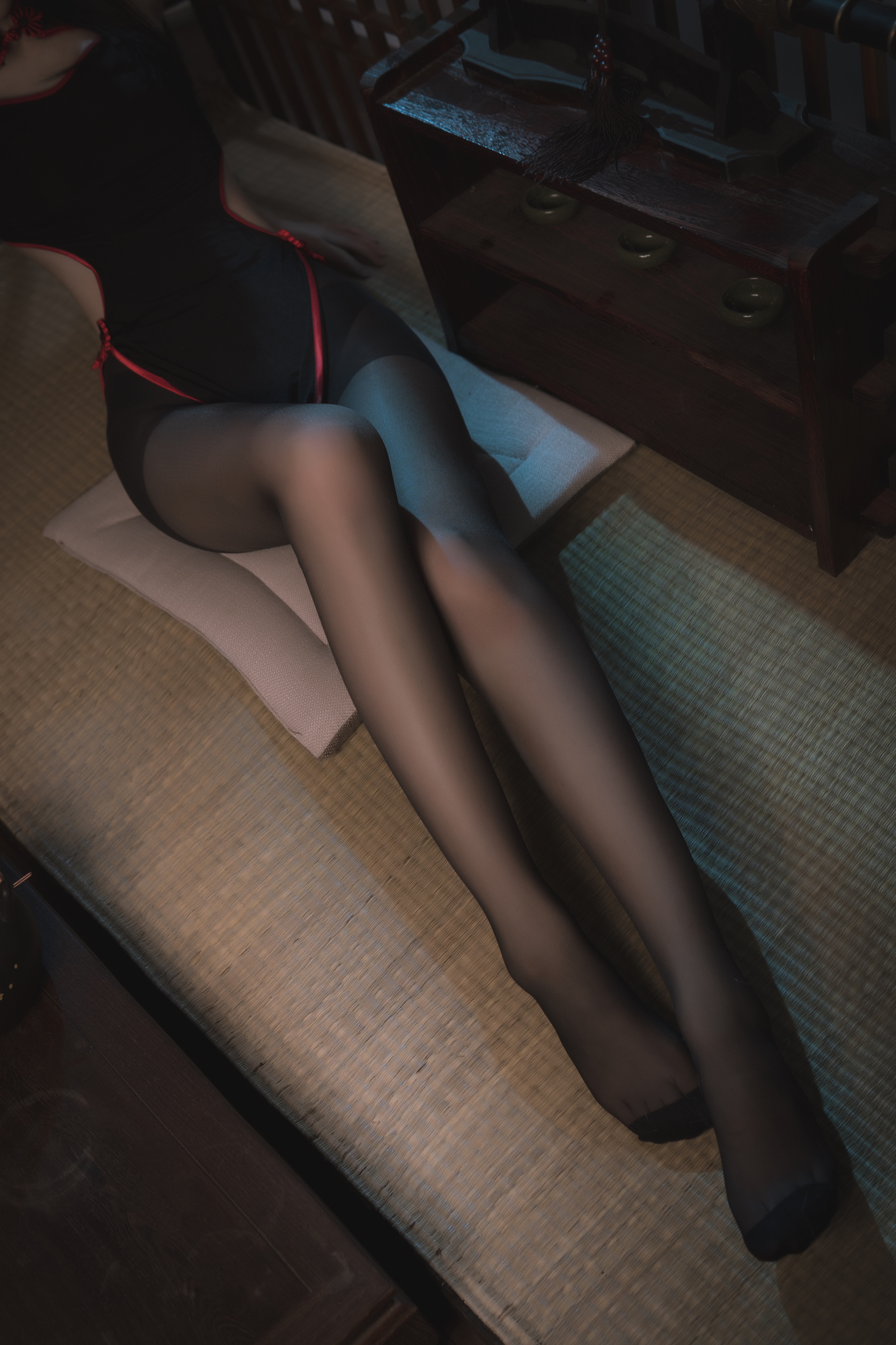 图片[3]-南桃 NO.006 – 黑丝旗袍[25P32M]-六色网