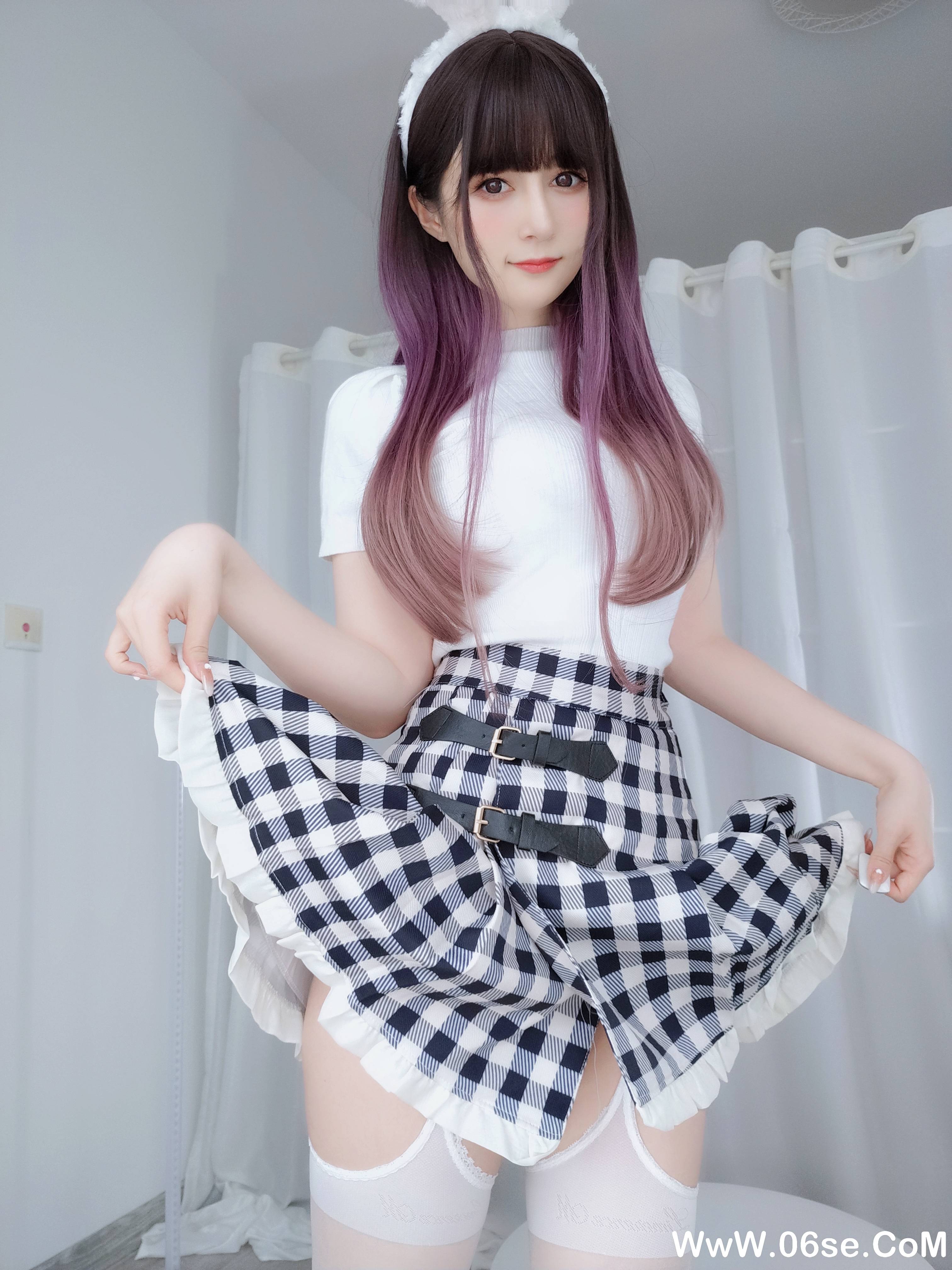图片[14]-Coser小姐姐白银 NO.152 — 白丝兔女郎[168P+7V1.19G]-六色网