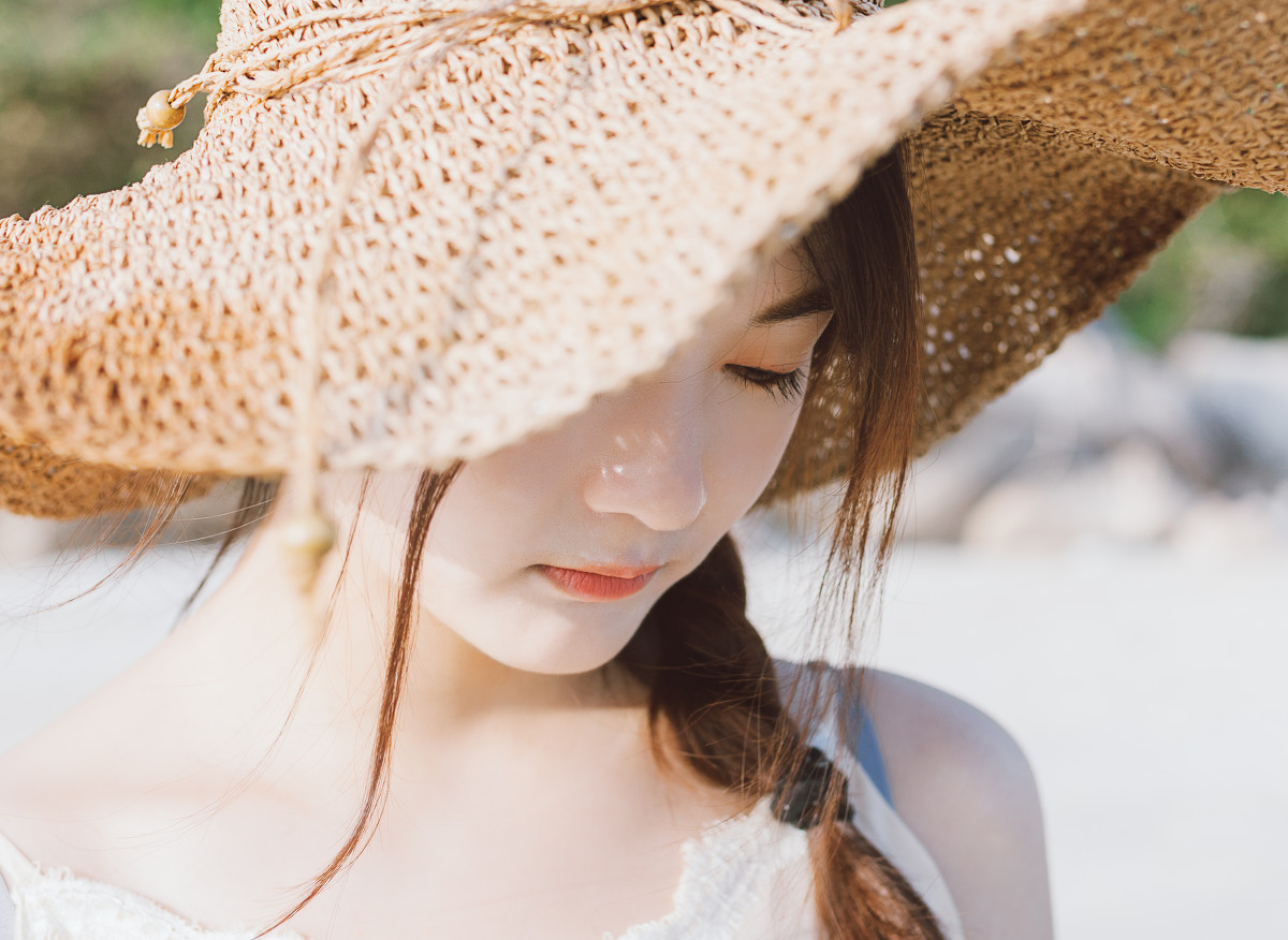 图片[4]-海边少女-六色网