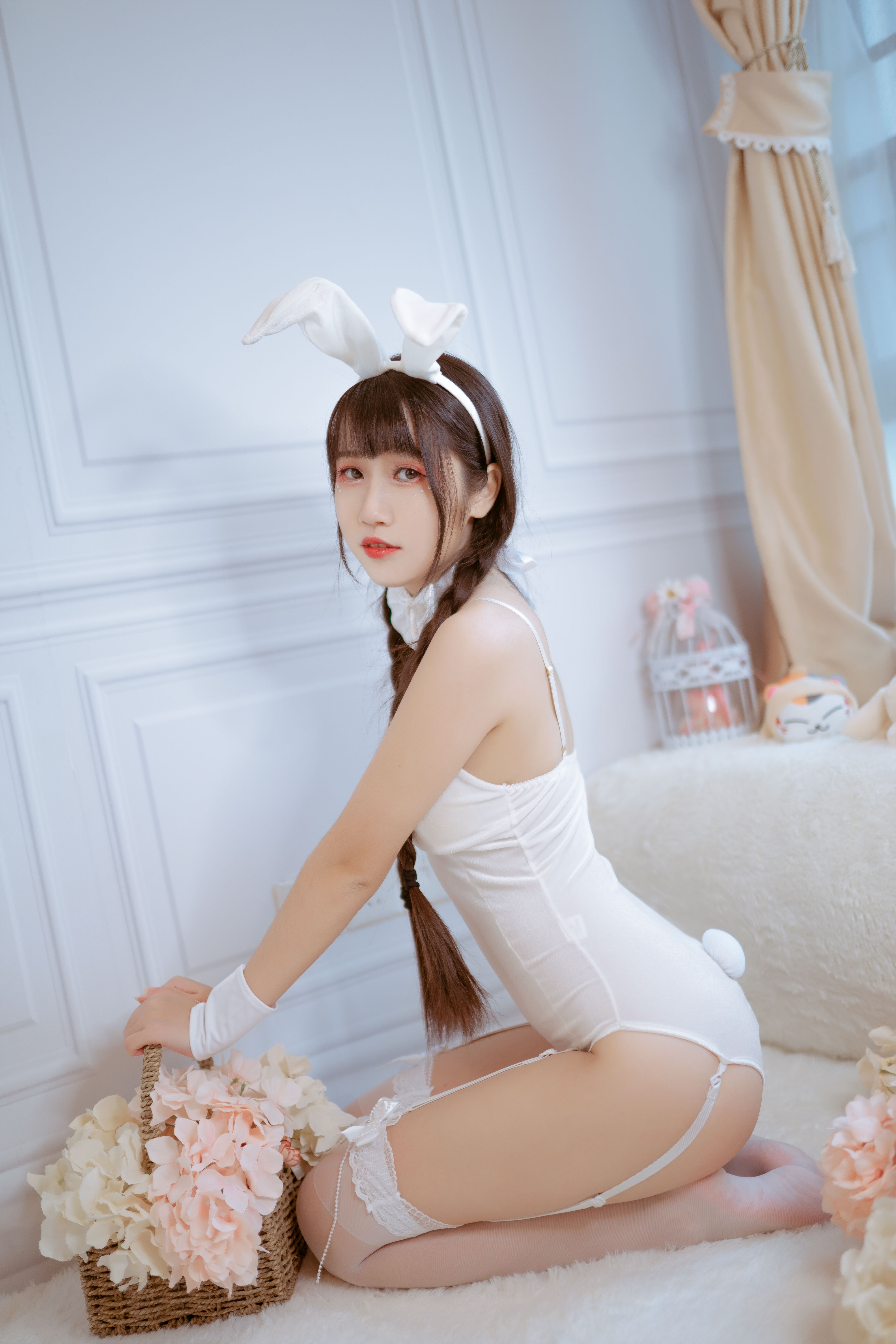 图片[12]-不呆猫 NO.001 – 白色兔女郎[28P56M]-六色网