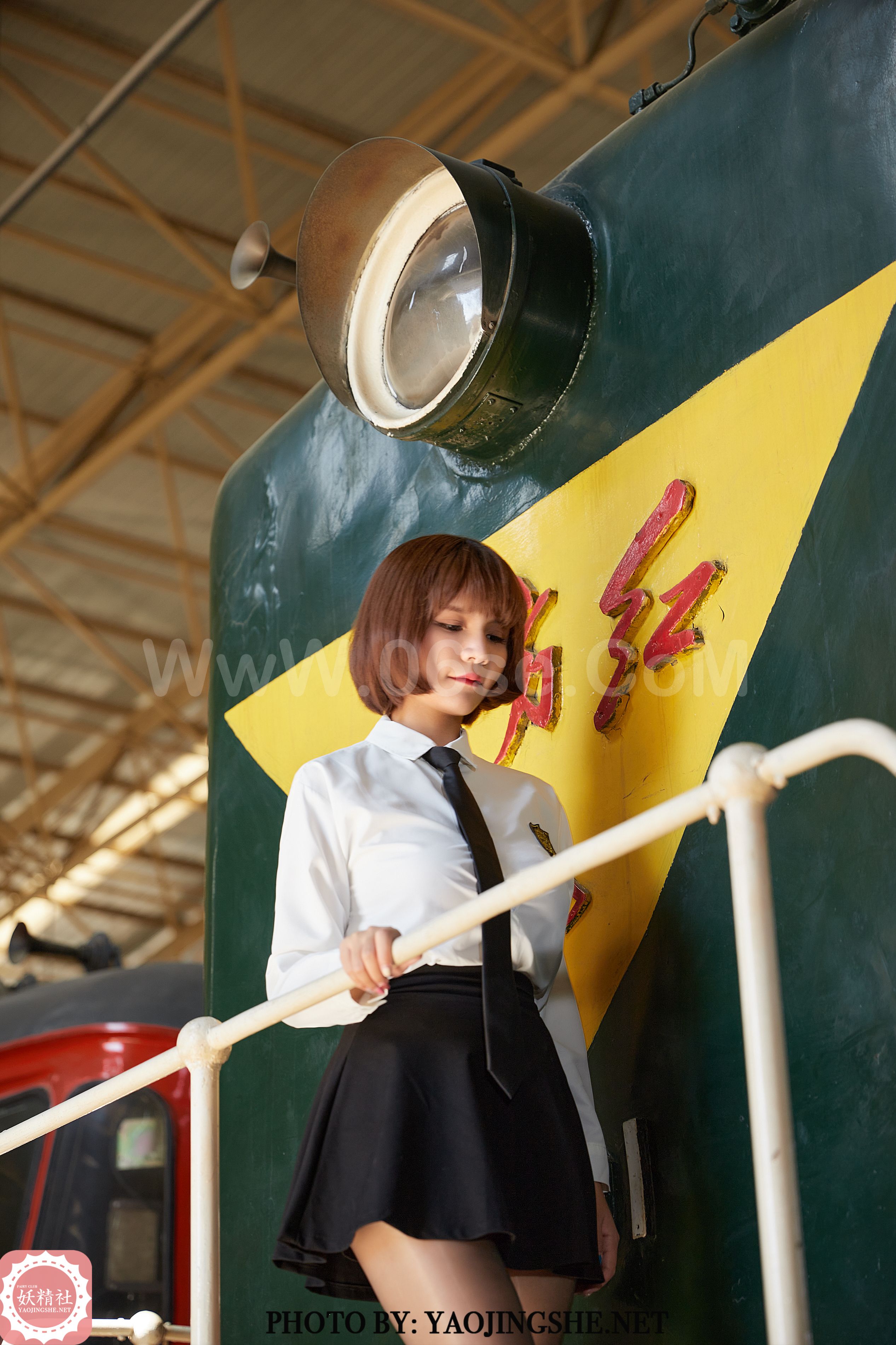 图片[4]-[YaoJingShe 妖精社] 2020.12.30 T2048《可爱JK》唐飞飞 [70P-483M]-六色网