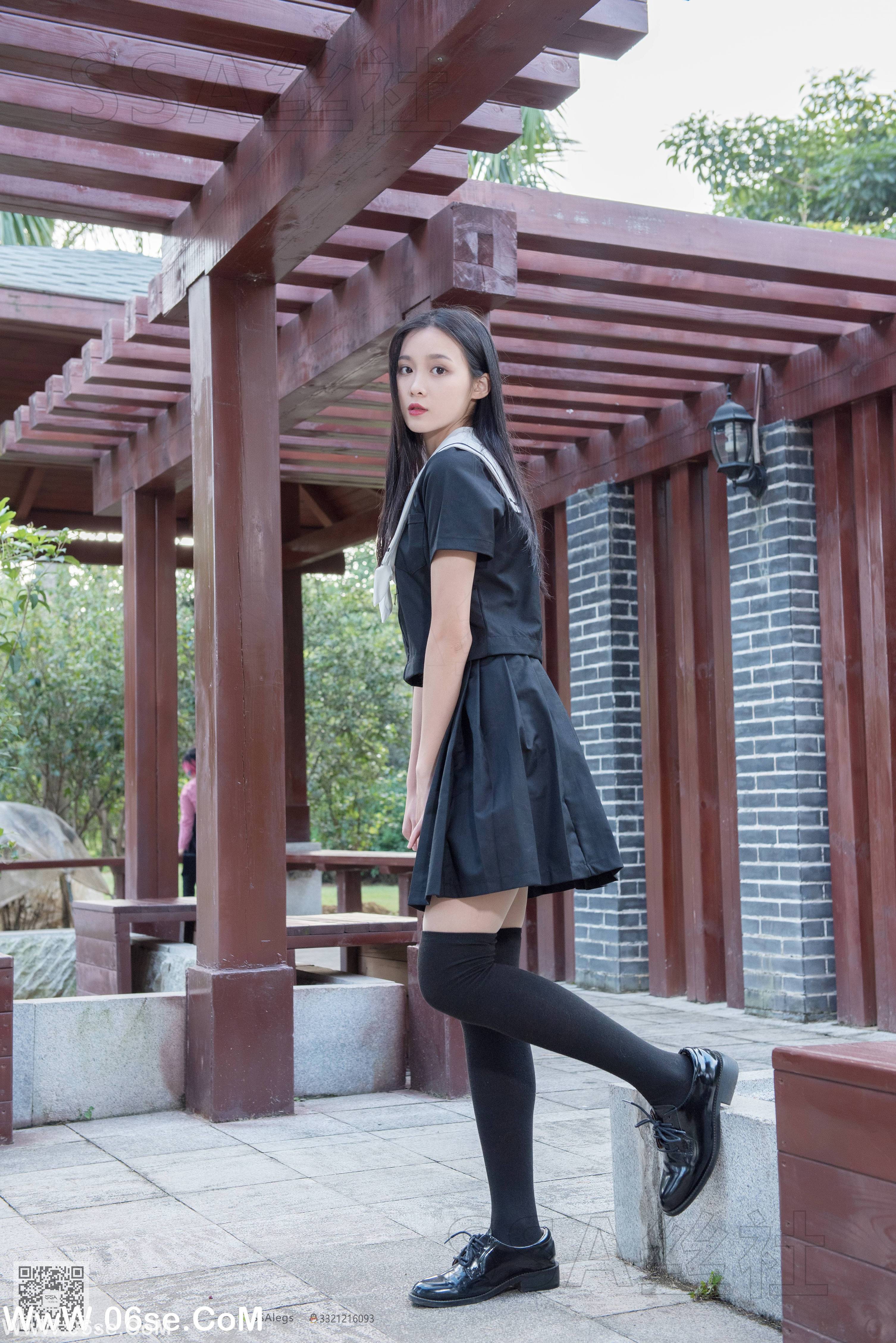 图片[18]-[SSA丝社] NO.060 君君 JK制服游公园[111P2.00G]-六色网