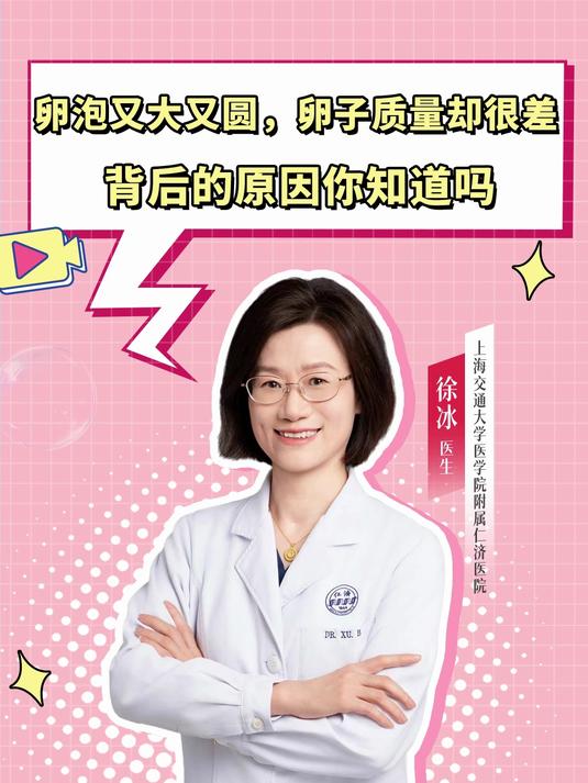 卵泡又大又圆,卵子质量却很差,背后的原因你知道吗?
