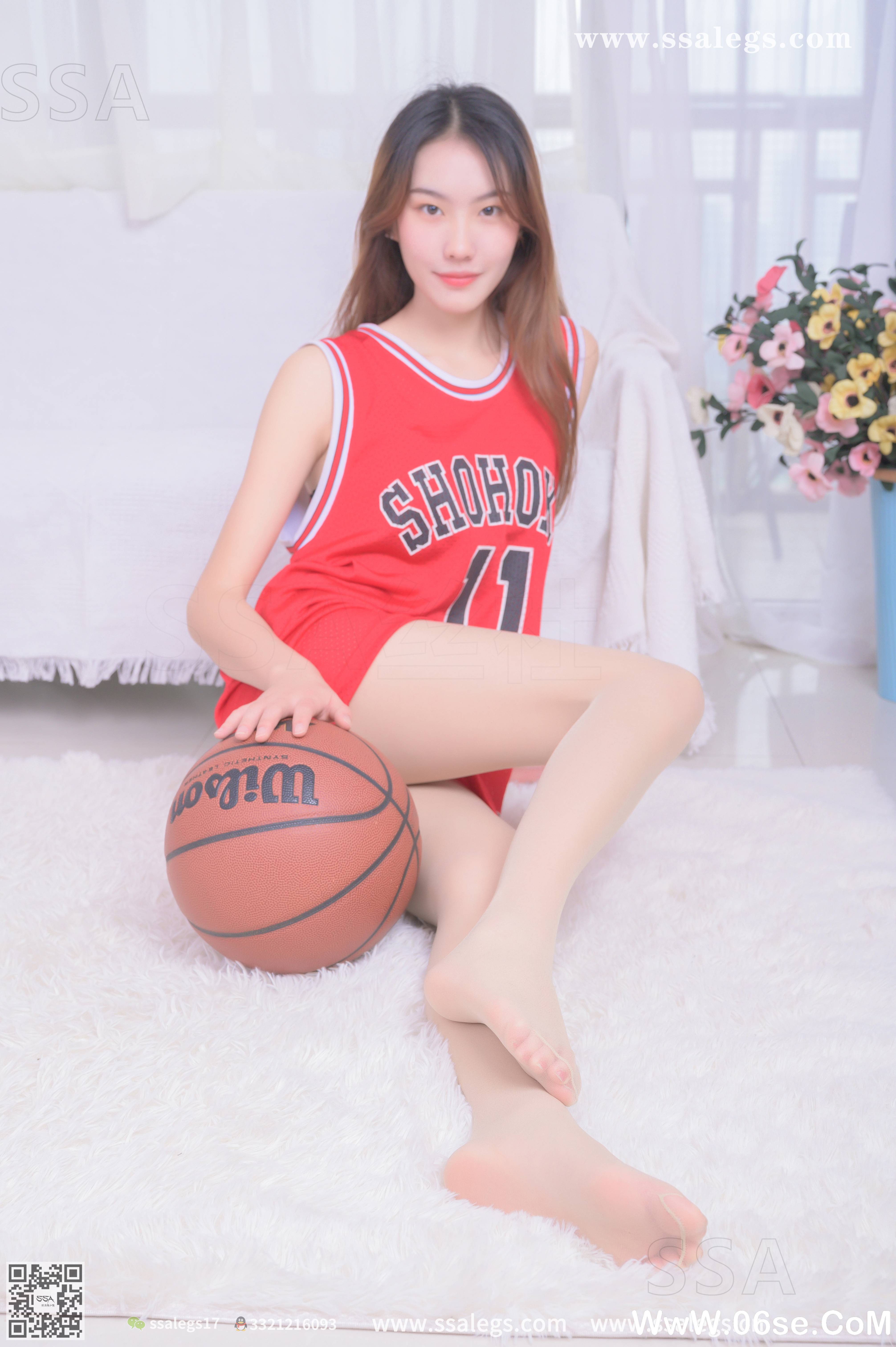 图片[31]-[SSA丝社] NO.325 素素小姐姐放假在家穿丝袜陪你玩篮球(下)[127P1.38G]-六色网