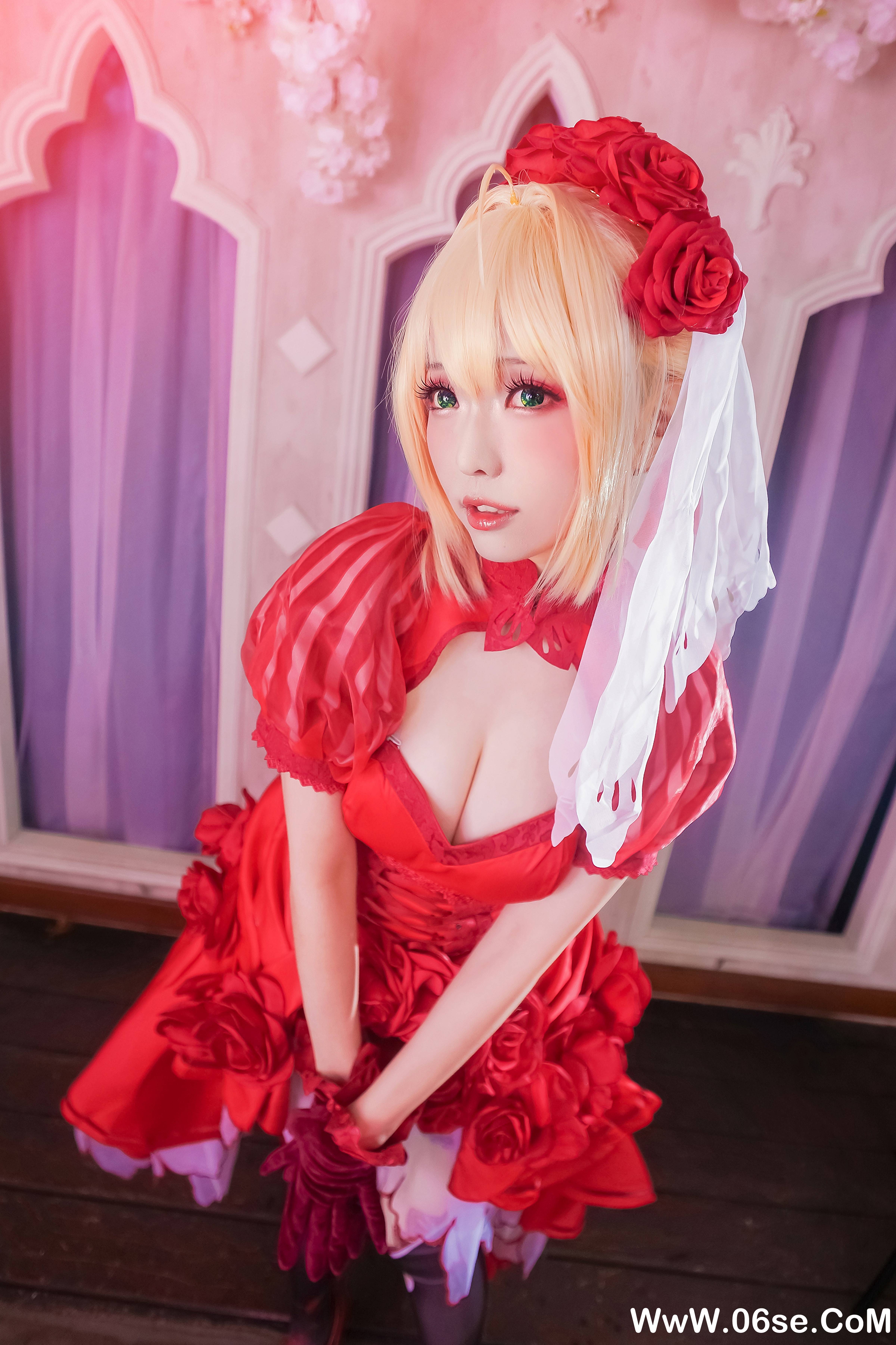 图片[4]-Ely_eee(ElyEE子) NO.030 — 尼禄 红玫瑰[12P62M]-六色网