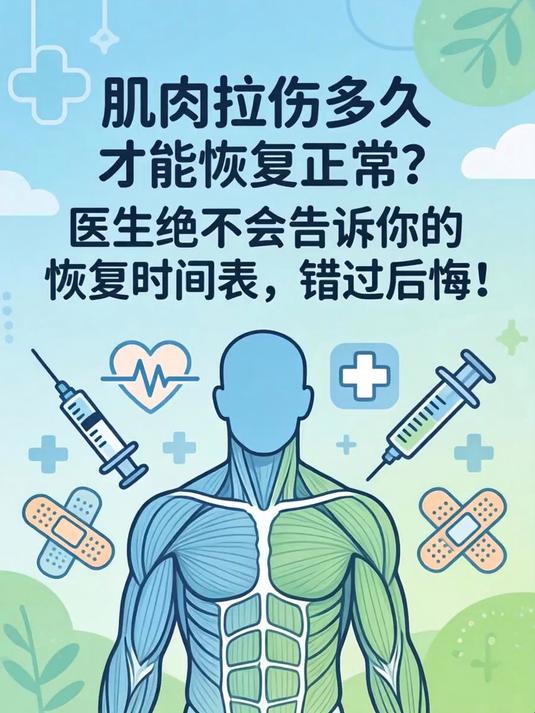 肌肉拉伤多久才能恢复正常？医生绝不会告诉你的恢复时间表，错过后悔！