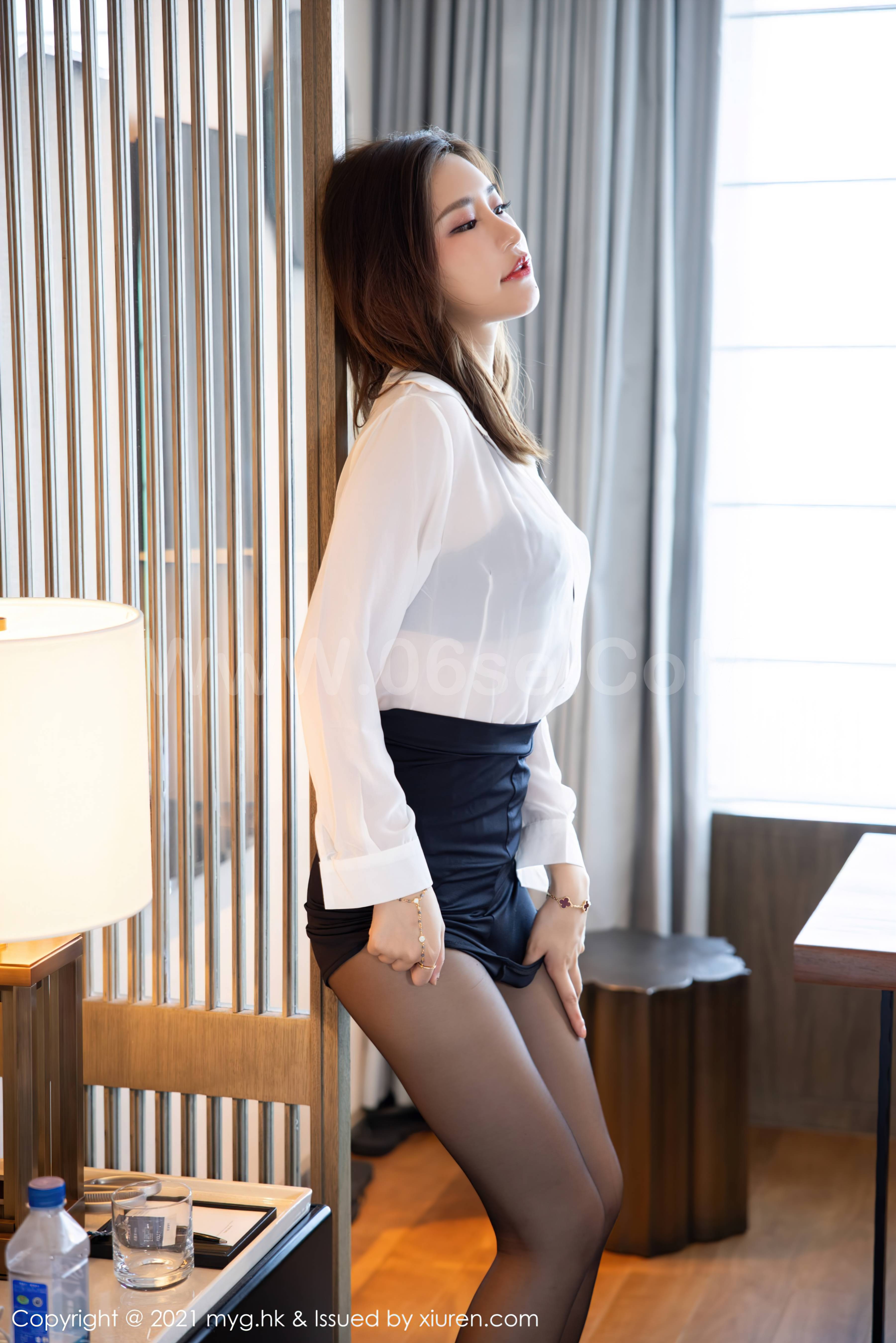 图片[34]-MyGirl Vol.575 绮里嘉Carina-六色网