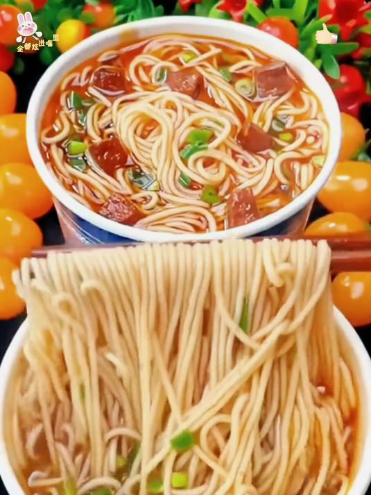 熬夜加班就喜来上一碗这个速食的兰州拉面,好吃到停不下来!
