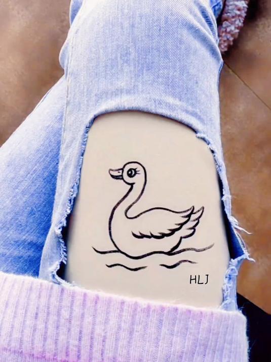 简单画小鸭子