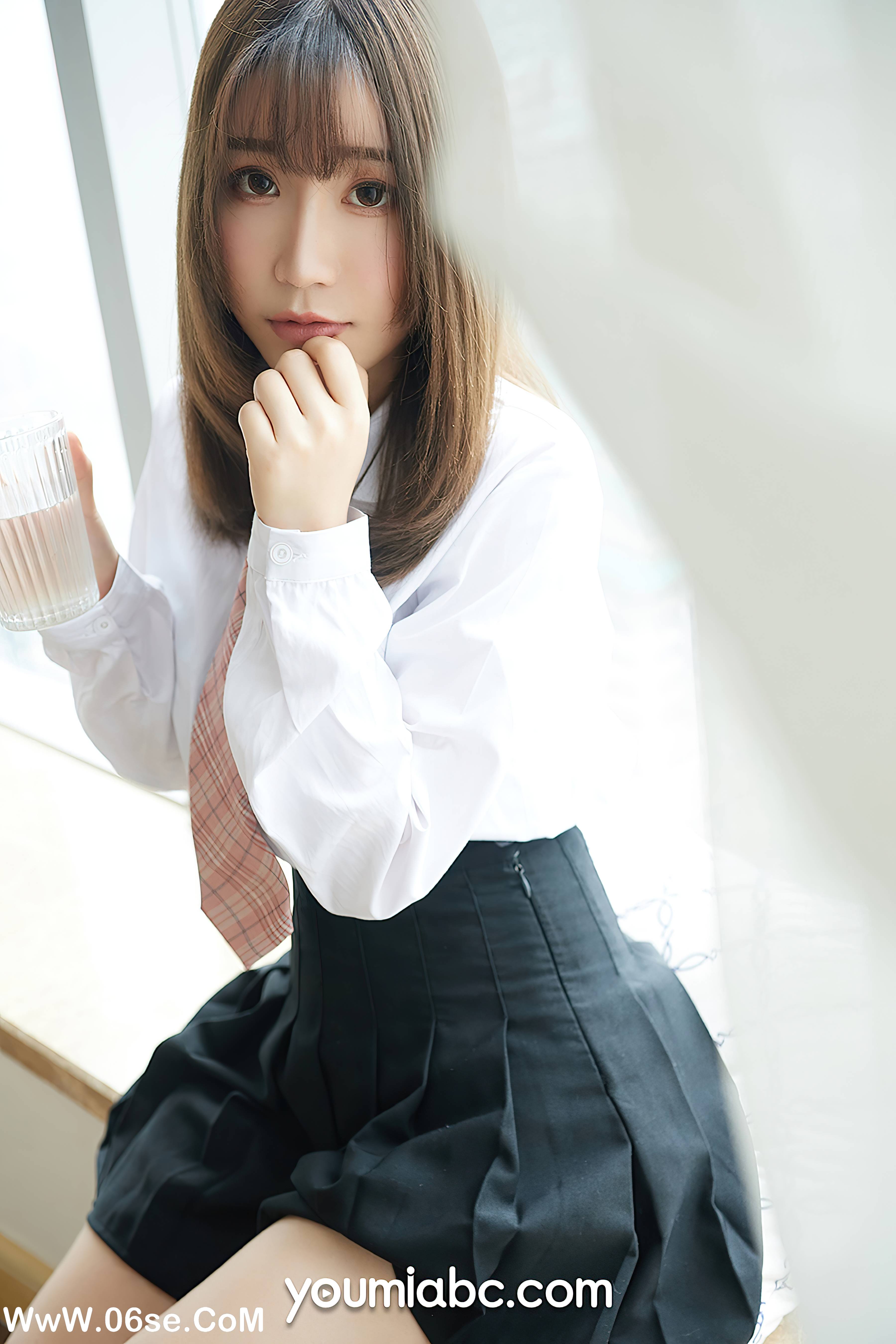 图片[19]-[YouMei尤美] 2020.05.03 学生妹の制服诱惑 绯月樱-Cherry[49+1P787M]-六色网