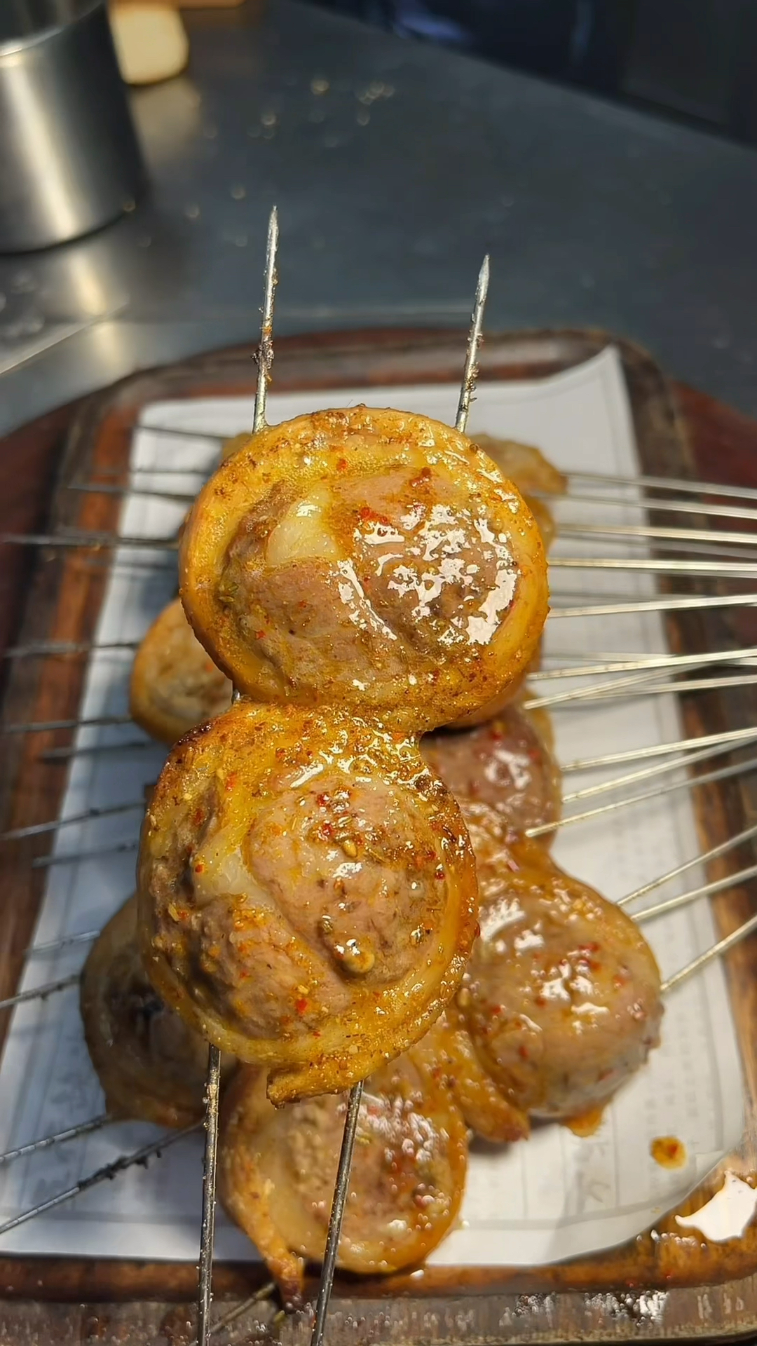 烧烤教程油包肉