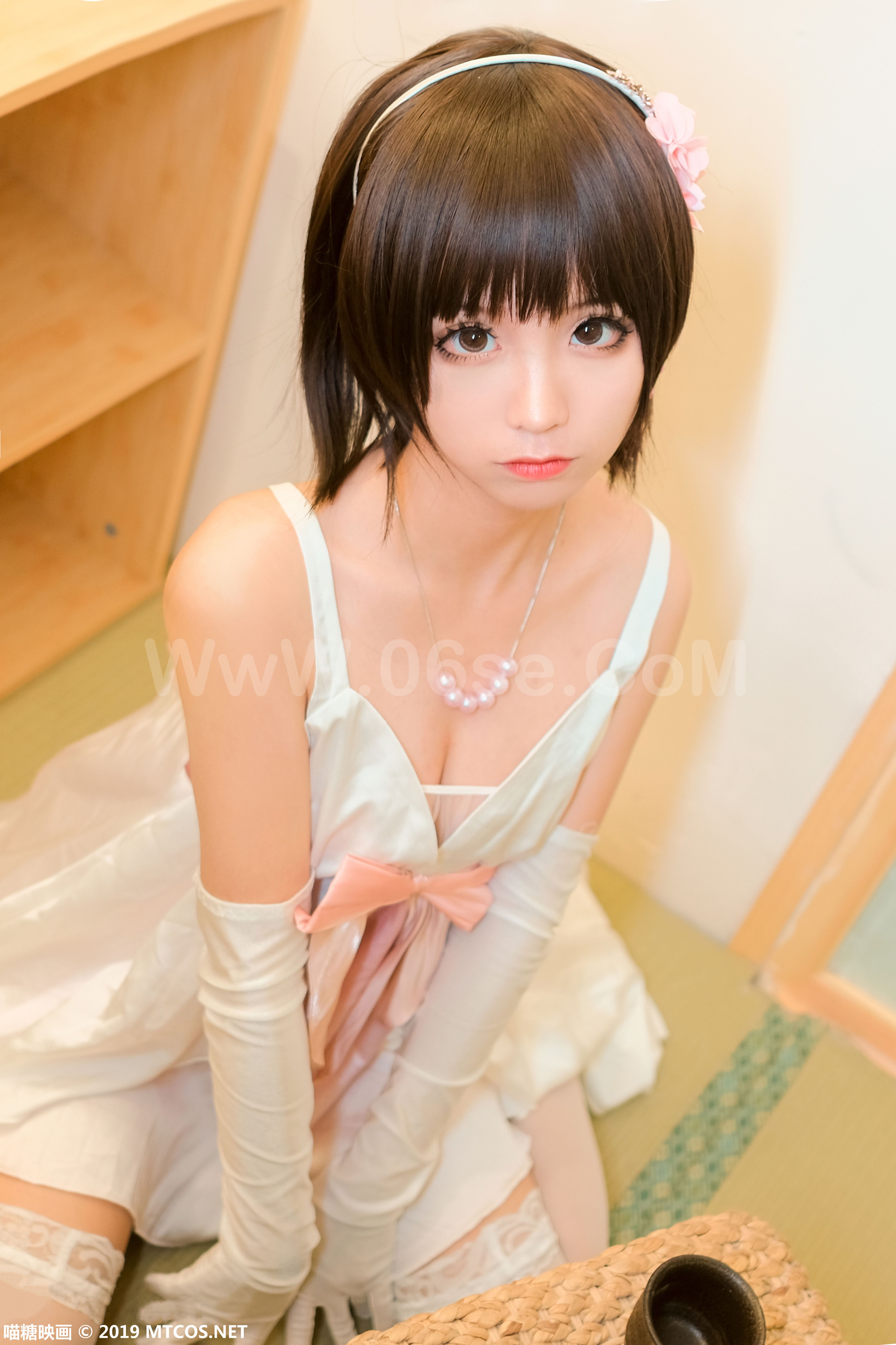 图片[31]-[MTCos] 喵糖映画 Vol.059 蠢沫沫 惠的礼服-六色网