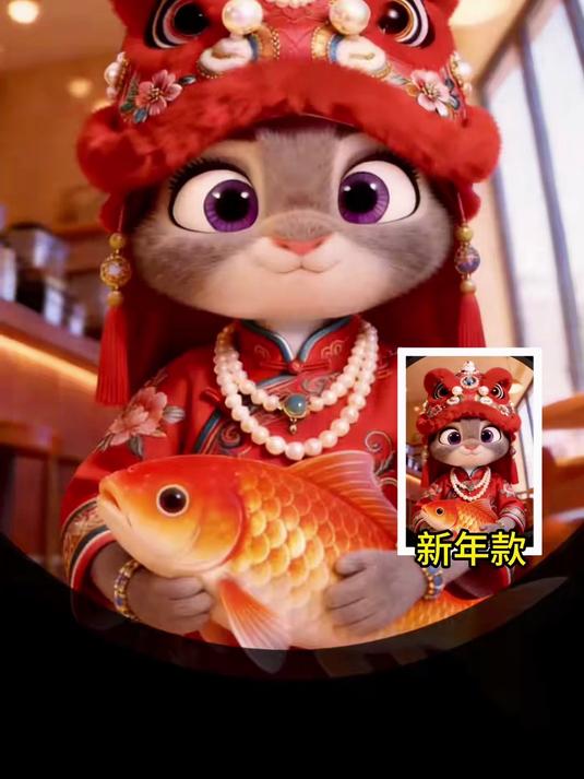 年年有鱼新年朱迪上门送锦鲤了