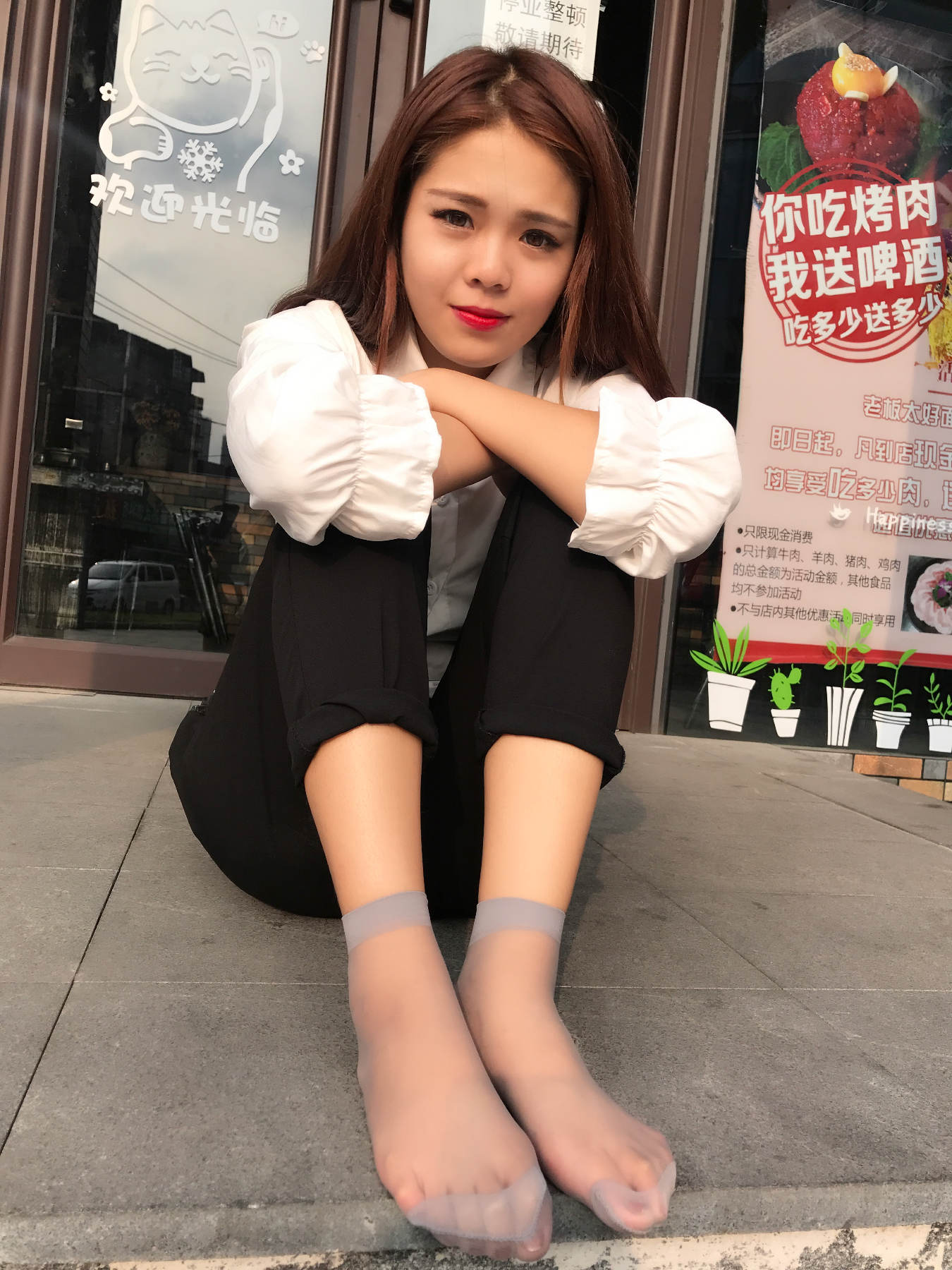 图片[19]-学妹校园寝室短丝系列028期 马欢[190P365M]-六色网
