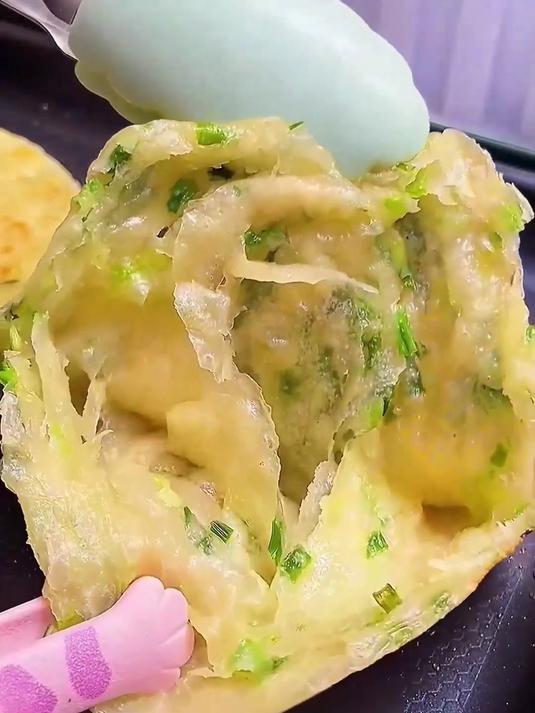 传统配方的老上海葱油饼,家常好味道?