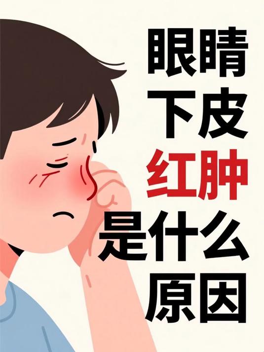 眼睛下眼皮红肿是什么原因