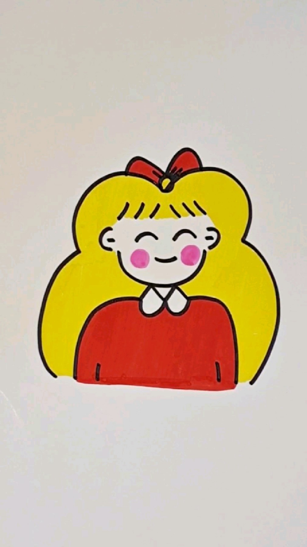 写三个八画小女孩,超级简单,三岁小孩都可以画,赶紧来跟我一起画吧!#儿童简笔画