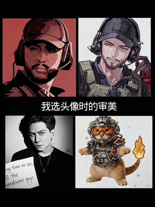 我选头像时的审美#三角洲行动#