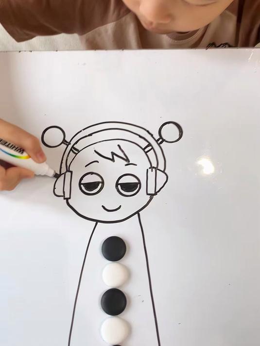节奏盒子奥伦简笔画
