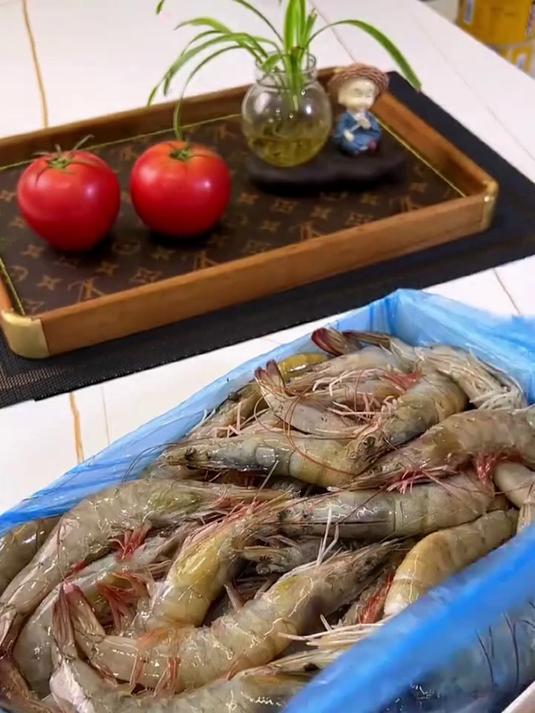 厄瓜多尔盐冻虾个头封神！一只顶普通两只