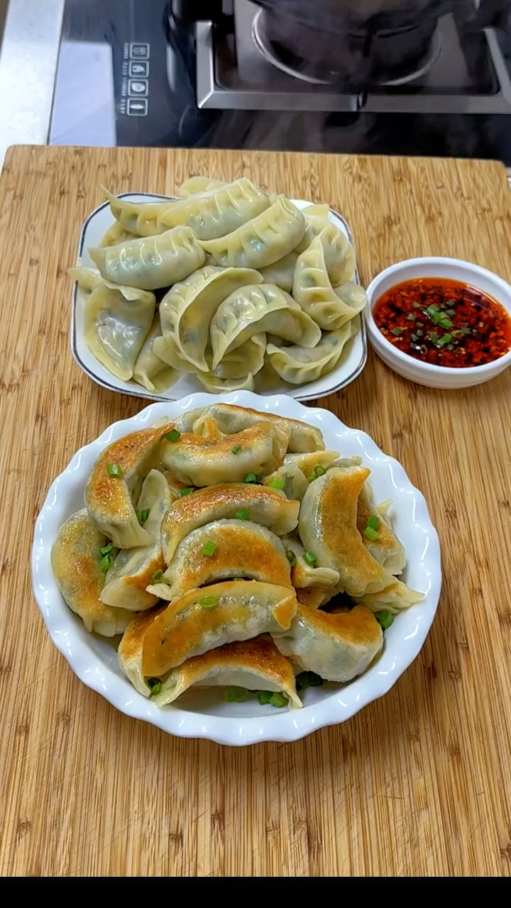煎饺#蒸饺,晚上不知道要吃什么的,赶紧做起来吧!
