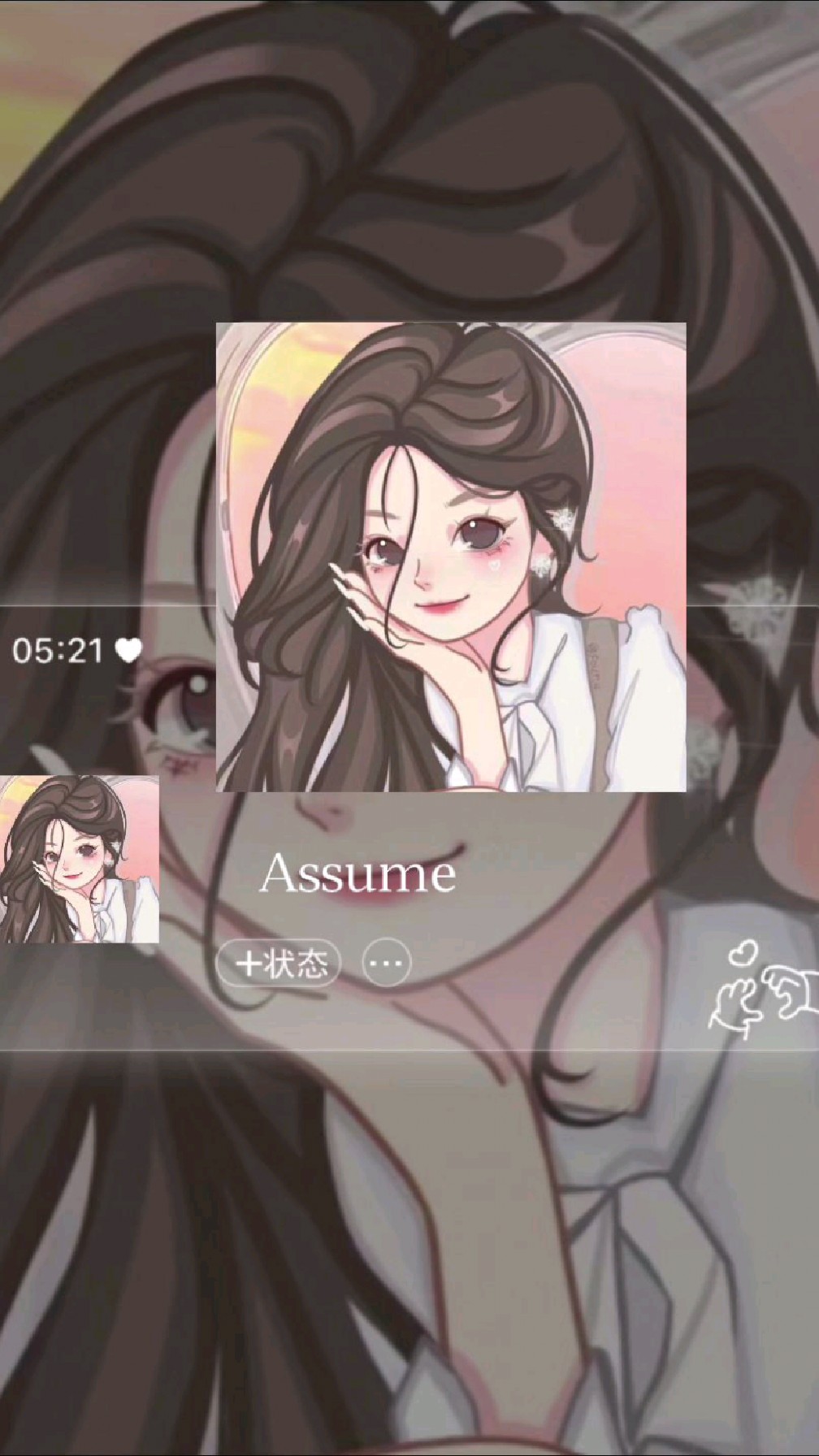 可爱漫画女生头像