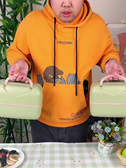 给父母安排这款蒸煮饭盒,这样父母上班也能吃上热腾腾的饭菜了