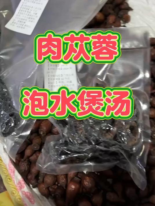 肉苁蓉可以泡水煲汤