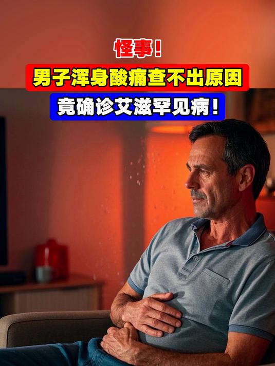 怪事！男子浑身酸痛查不出原因，竟确诊艾滋罕见病！