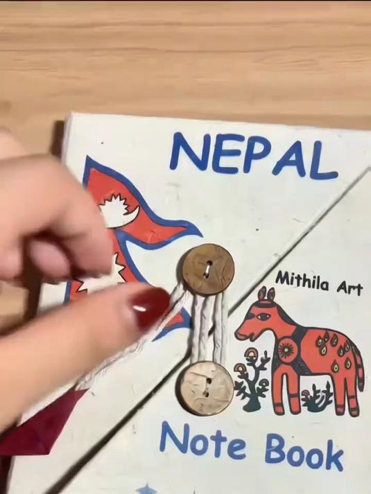 送好朋友的尼泊尔手帐本,做好真的很有成就感 礼物
