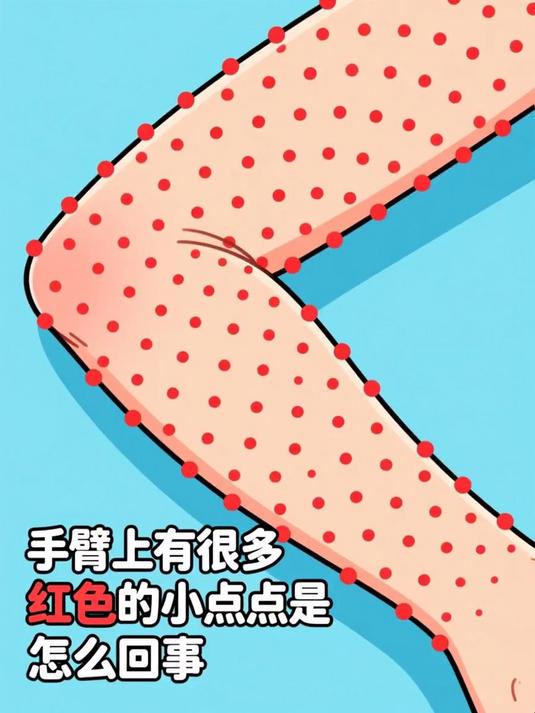手臂上有很多红色的小点点是怎么回事 #健康扬帆季#