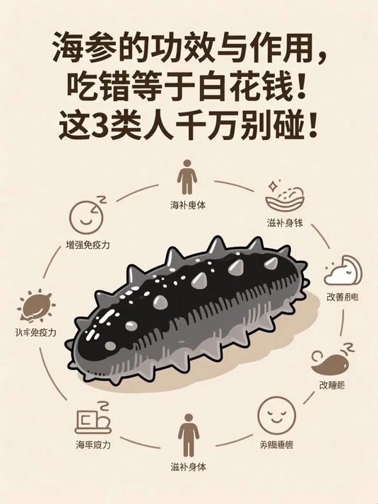 海参的功效与作用,吃错等于白花钱!这3类人千万别碰!#健康扬帆季#