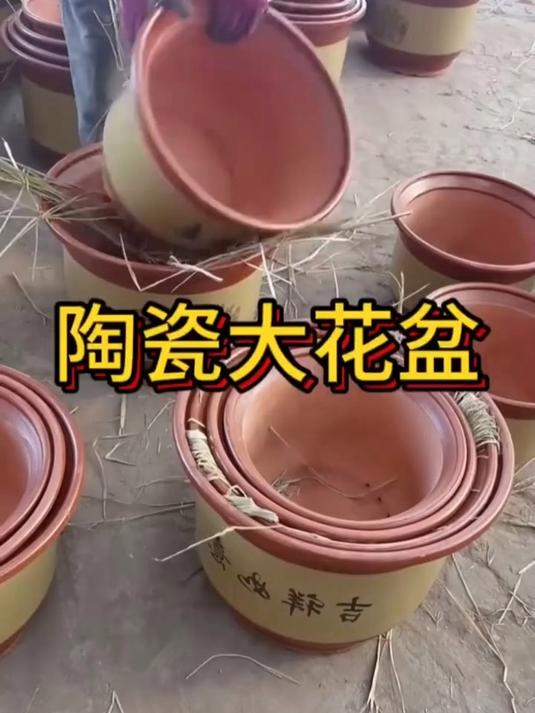 陶瓷大花盆,外观简约,大气上档次