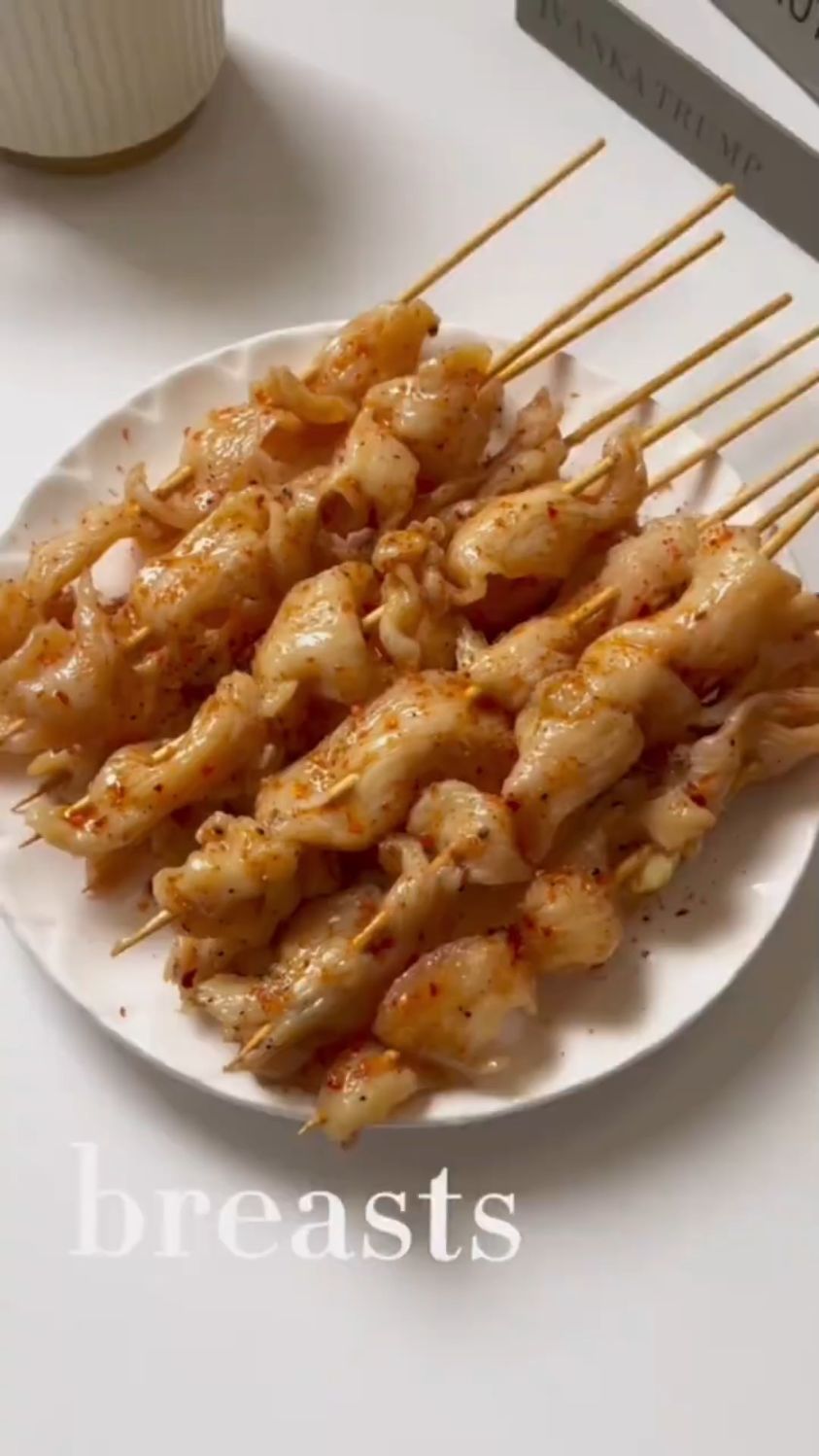 鸡胸肉烤串这样做