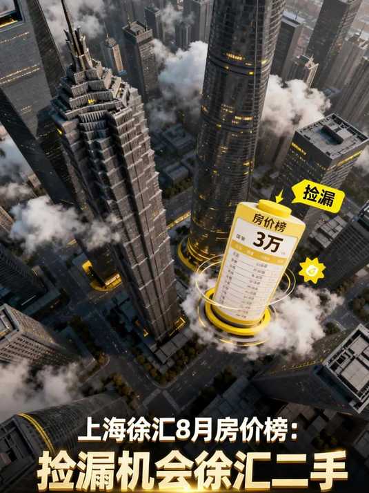 上海徐汇8月房价榜:捡漏机会徐汇二手房最低不到3万