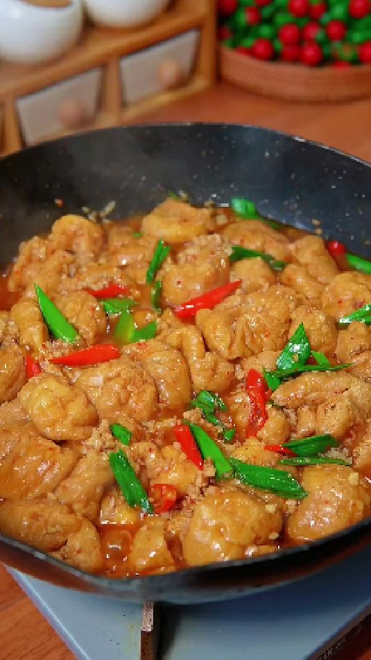 油豆腐炒尖椒的做法