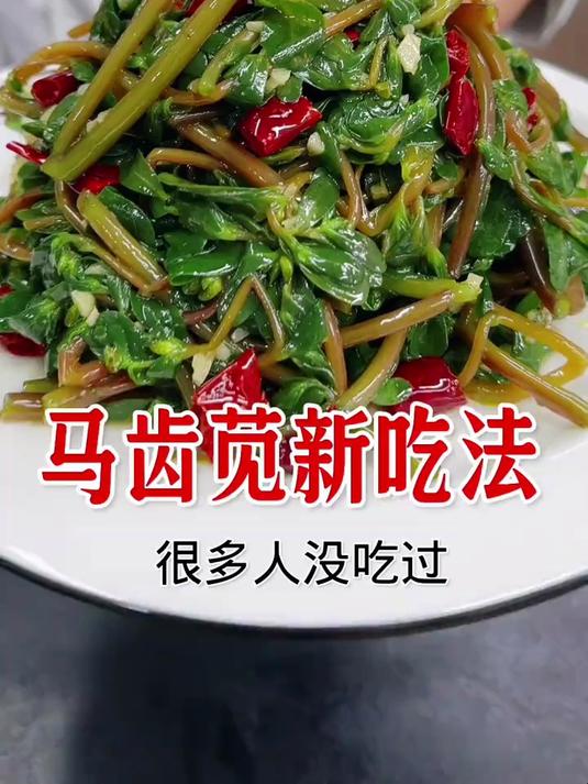 马齿笕新吃法，这样做简单好吃美味