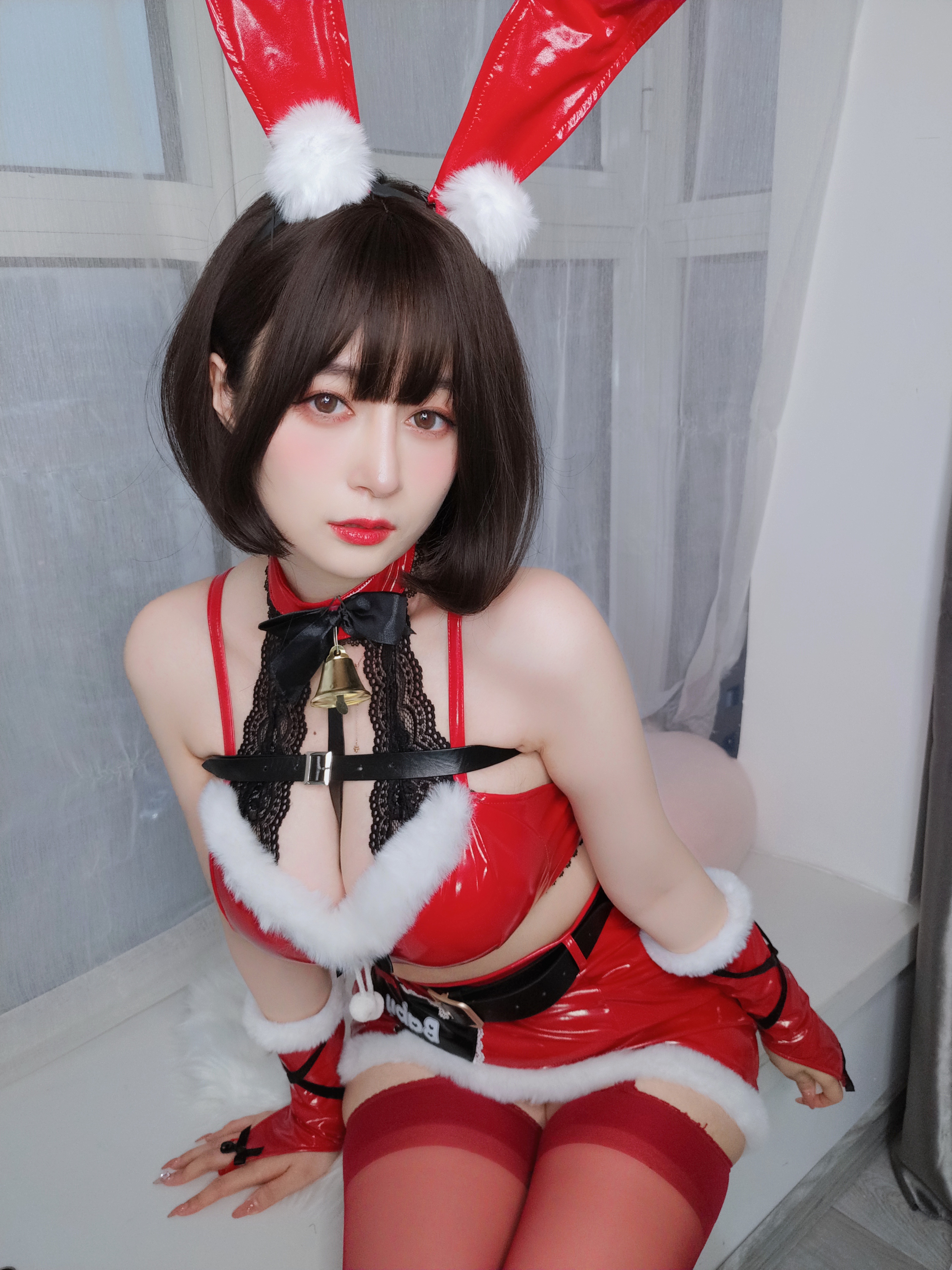 图片[20]-Coser小姐姐白银 NO.160 — Christmas Bunny [50P138M]-六色网