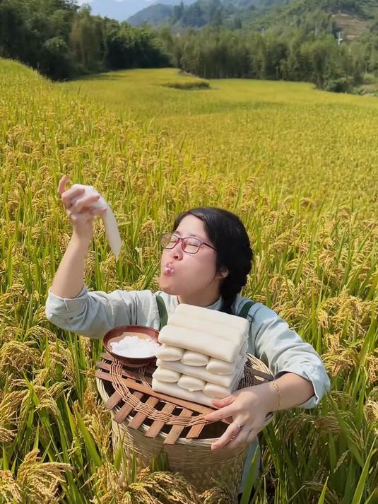 吃年糕的季节千万不要错过我家的水磨年糕!