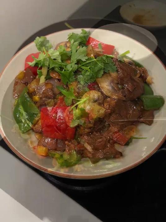 牛肉炒口蘑,好吃又简单